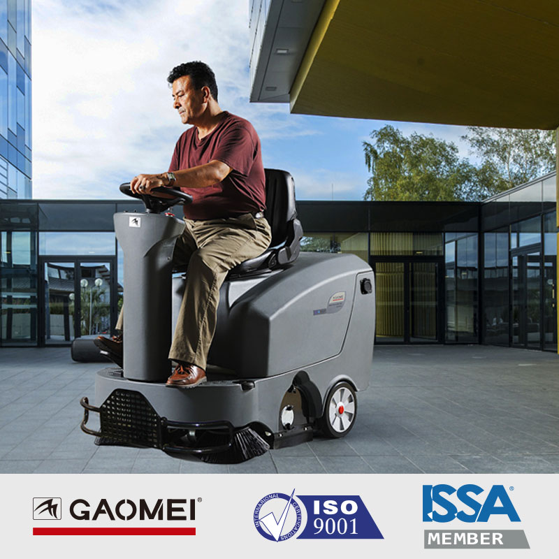 生產(chǎn)車間地面臟，高美掃地機(jī)為你解決